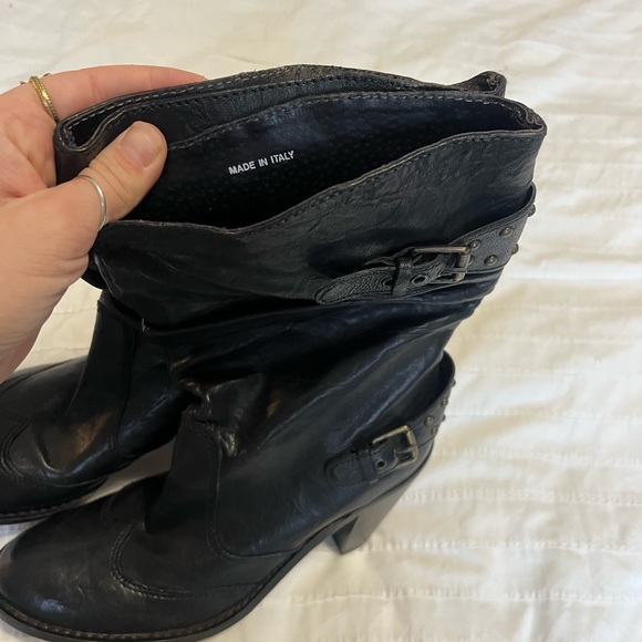 Brand New! 100% genuine leather wide calf boots - Picture 2 of 7